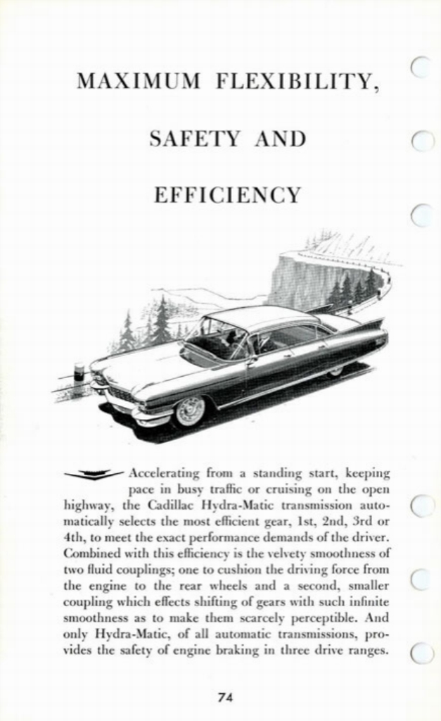 1960 Cadillac Salesmans Data Book Page 58